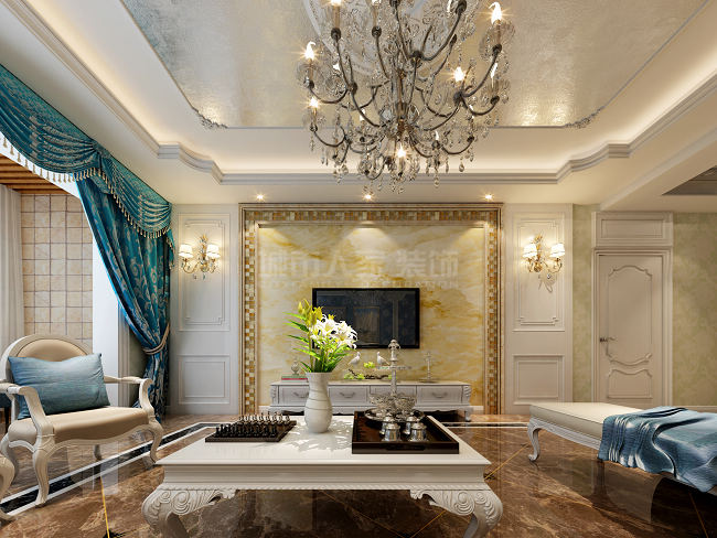 西安首创漫香郡装修效果图,首创漫香郡欧式