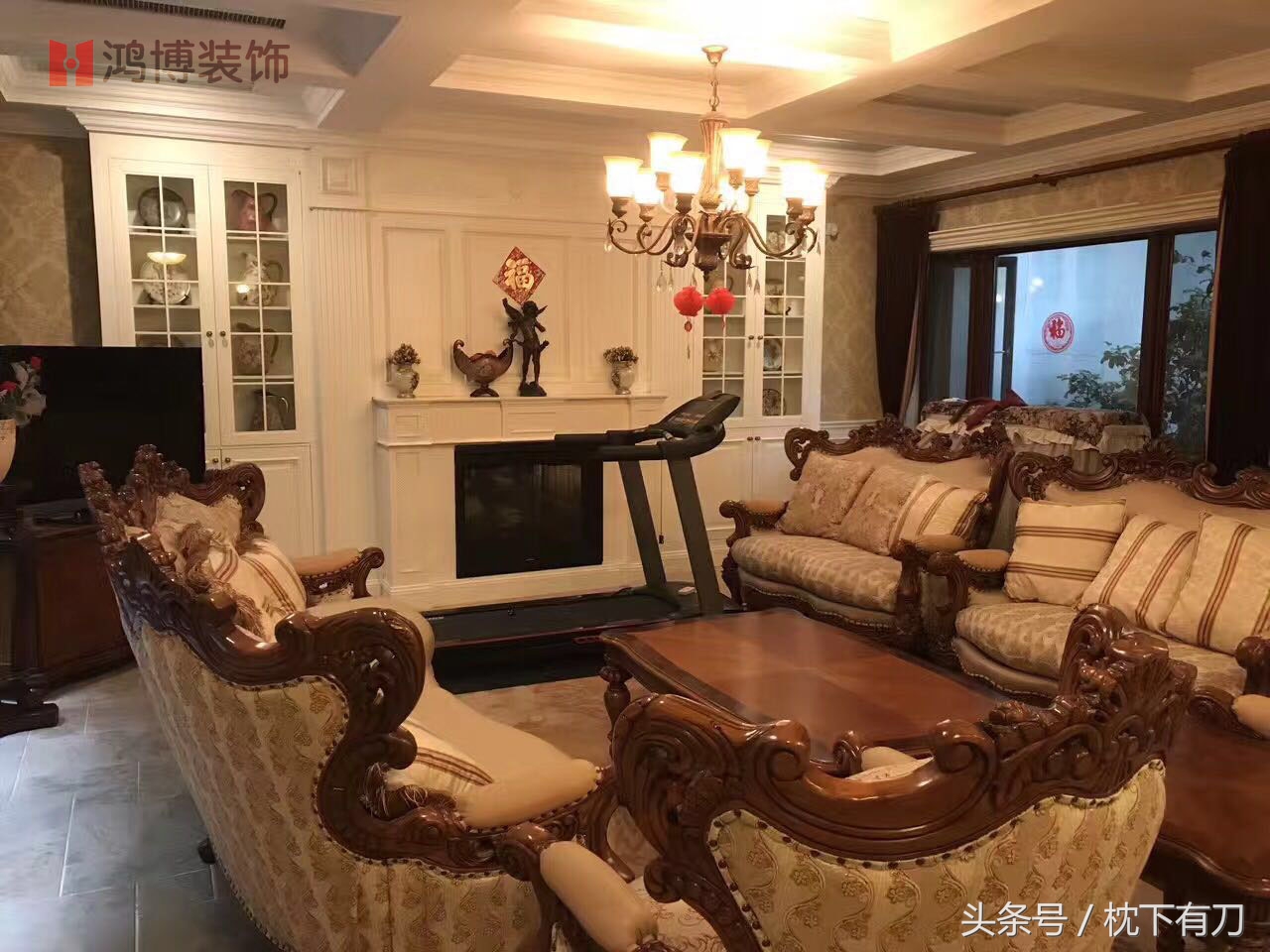 杭州美式别墅,杭州美式别墅室内实景装修效果图