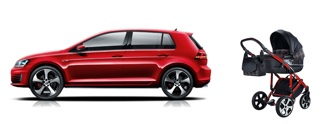 GTI版婴儿车，要的就是从娃娃抓起！