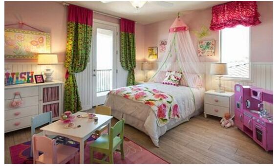 公主风卧室收纳柜,公主房衣柜颜色搭配简约