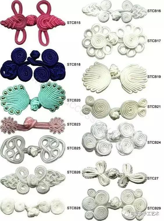 手工盘扣最简单版,用布做盘扣慢动作教程