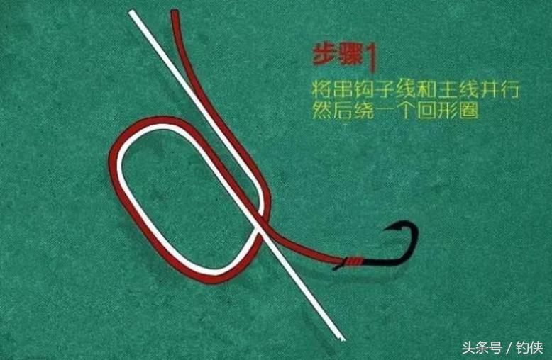 钓鱼串钩的绑法图解视频,钓鱼串钩的绑法视频教程