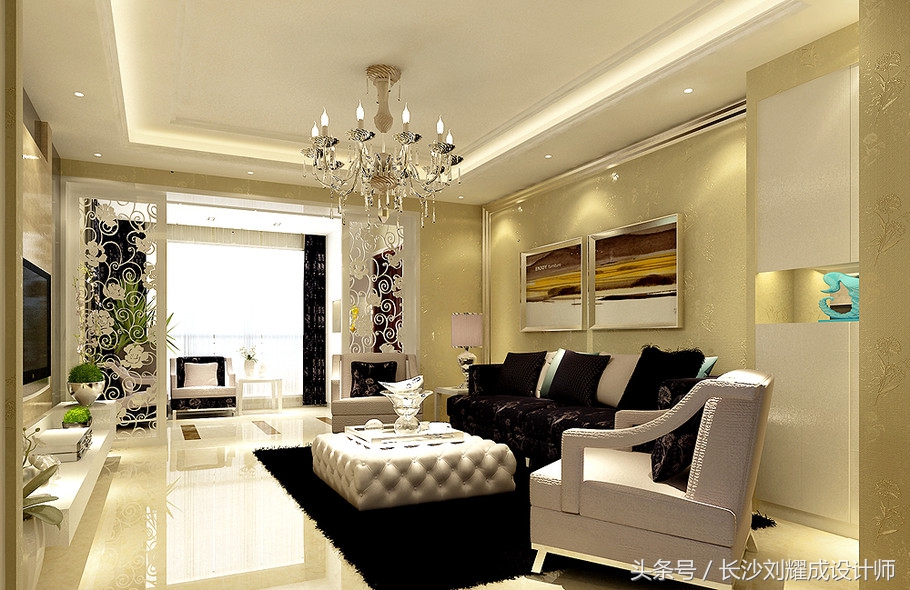 保利上城复式挑空设计效果图,深圳保利上城设计