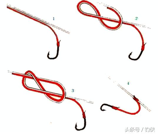 钓鱼串钩的绑法图解视频,钓鱼串钩的绑法视频教程