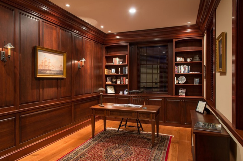 实用家居客厅办公设计,25平米办公家具搭配效果图