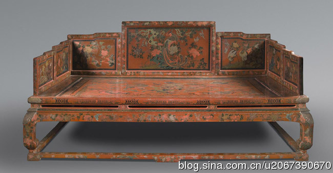 明式家具罗汉床款式,五屏风罗汉床和七屏风罗汉床