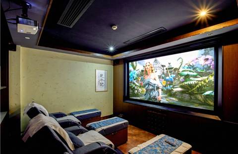 休闲与健康的无缝连接Vivitek（丽讯）投影杭州“足本纪”打造娱乐养生新体验