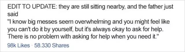 面对被儿子弄得到处都是的沙冰，这个父亲的做法值得每个父母深思