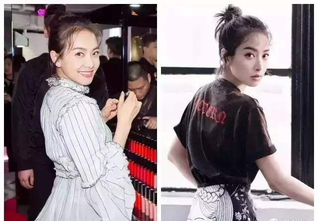 景甜赵丽颖的“炸毛丸子头”，让你减龄变少女！