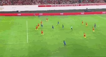 任航踢野球,任航华夏进球