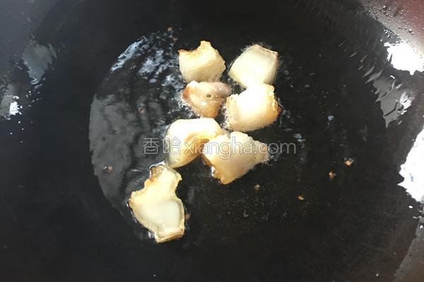 腊肉烧笋干皮,腊肉烧豇豆干