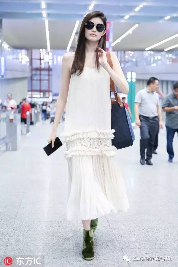 何穗私服韩火火,明星粉色礼服何穗