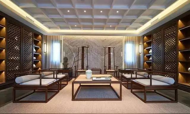 锦江区中式四合院别墅设计,新中式四合院超大豪华设计