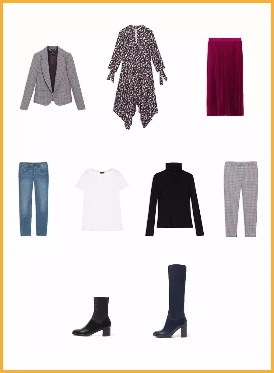 我算过了｜这个只有9件单品的「胶囊衣橱」去时装周街拍一礼拜没问题~