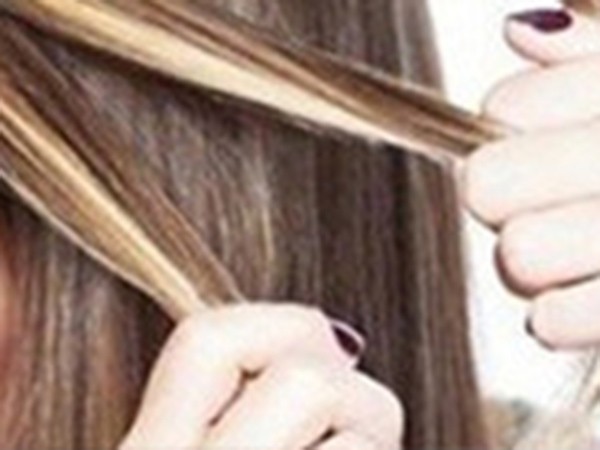 鱼骨辫半扎发编发教程简单好看,儿童刘海编发鱼骨辫