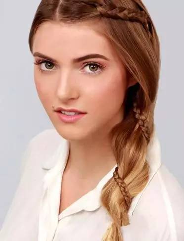 长直发帅气扎发,适合黑长直发的扎发