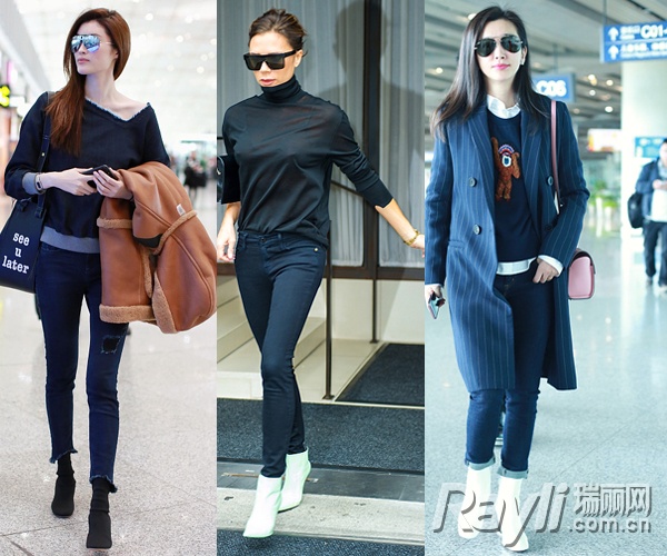 周冬雨同款短靴,周冬雨同款雪地靴斜口女款