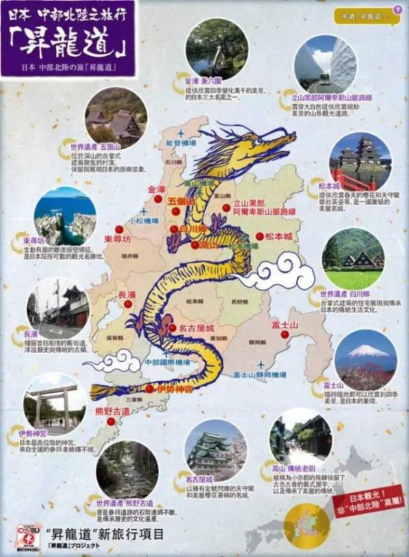 日本升龙道自驾游攻略,日本升龙道有哪些景点