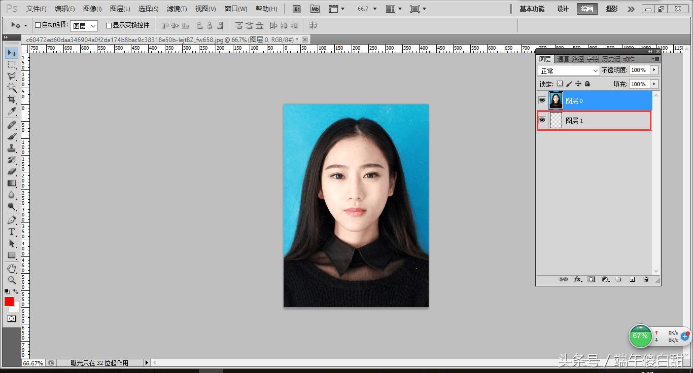 ps如何做1寸照片8张的动作,ps怎么将照片变成多张一寸照