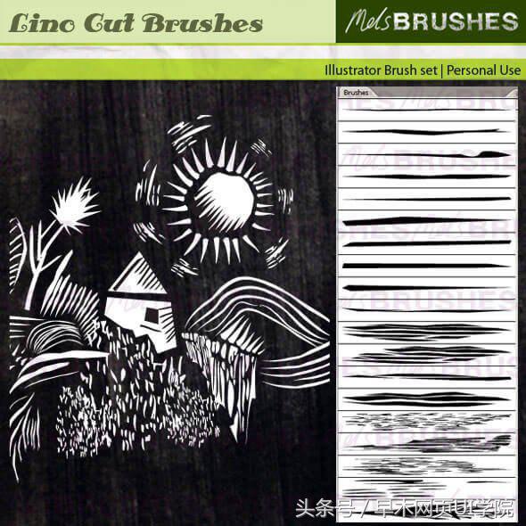 ai笔刷免费版,ai毛笔笔刷下载