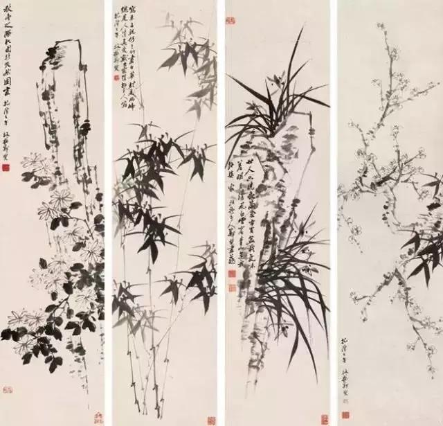 梅兰竹菊怎么画最好看,梅兰竹菊精致的画