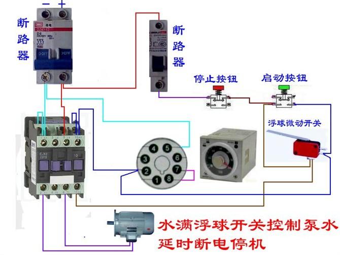 分励脱扣断路器与电表的接线图,断路器线圈与电表接线图