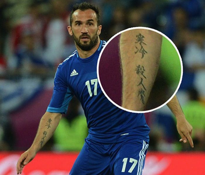 外国明星汉字纹身,盘点老外纹在身上的汉字纹身