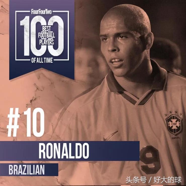 足球最强阵容罗纳尔多,442杂志评世界50大球星完整排行