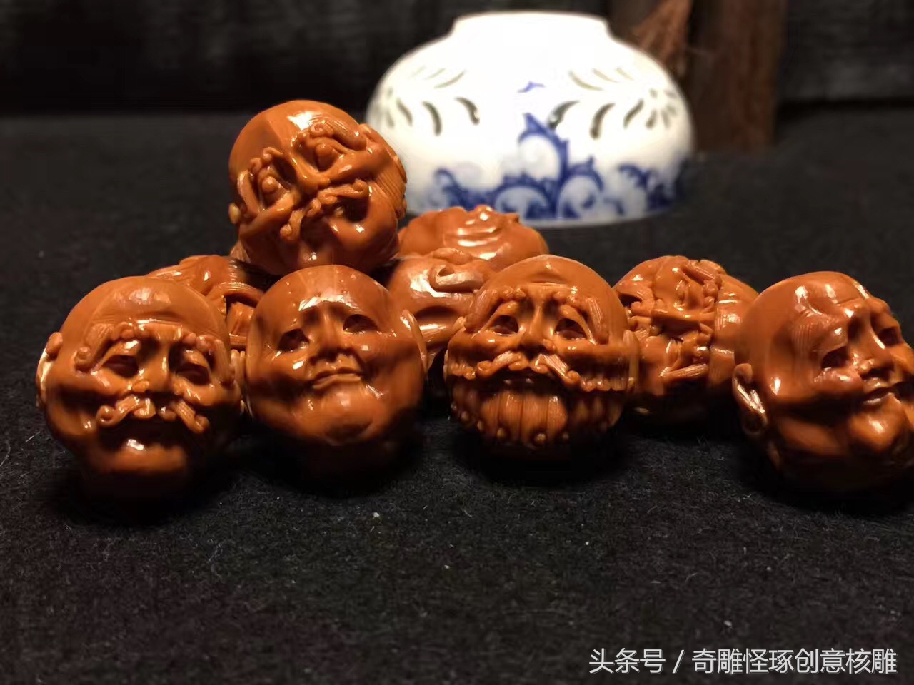 化腐朽为神奇的橄榄核雕,我最喜欢的一串橄榄核雕