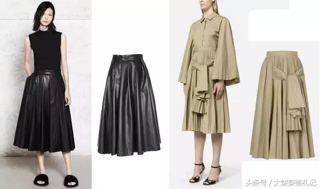 不同颜色百褶裙穿搭春天,不同身高百褶裙长度