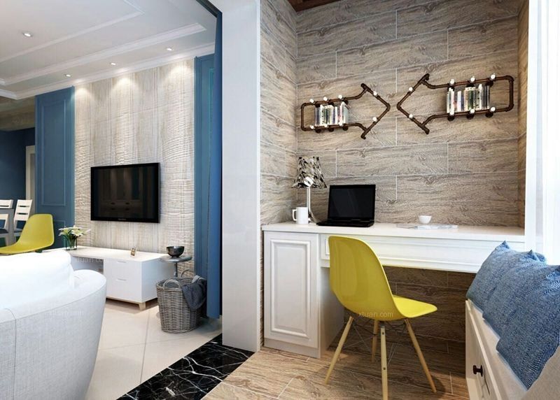 适合北欧风的客厅瓷砖,北欧简约风瓷砖上墙装修