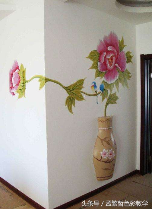 石家庄墙体彩绘,惊艳的墙体彩绘