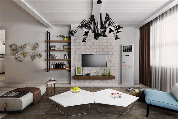 适合北欧风的客厅瓷砖,北欧简约风瓷砖上墙装修