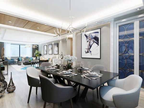 全包15万搞定后现代,银川清苑尚景,162平三室两厅装修案例