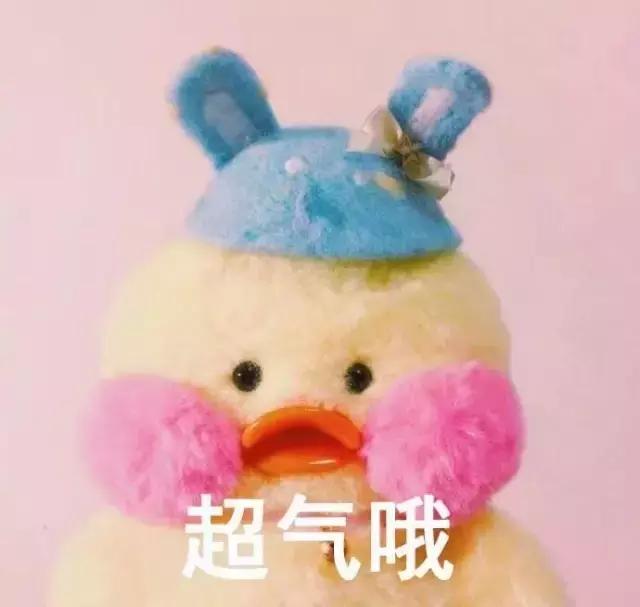 玻尿酸鸭表情图片（有字+无字）好可爱！