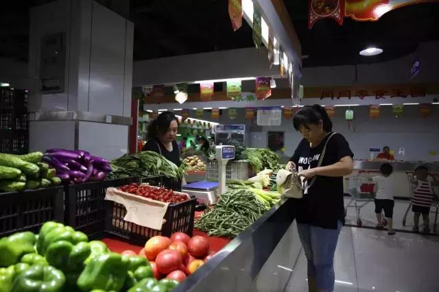 精品菜市场干净卫生环境整洁,石家庄南二环大型菜市场