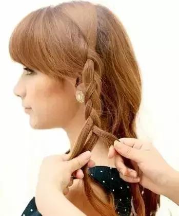 简单又漂亮的短发编发造型教程,短发编发发型简单又好看步骤