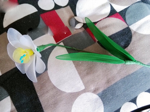 丝网花手工教程,情人节玫瑰花单支丝网花