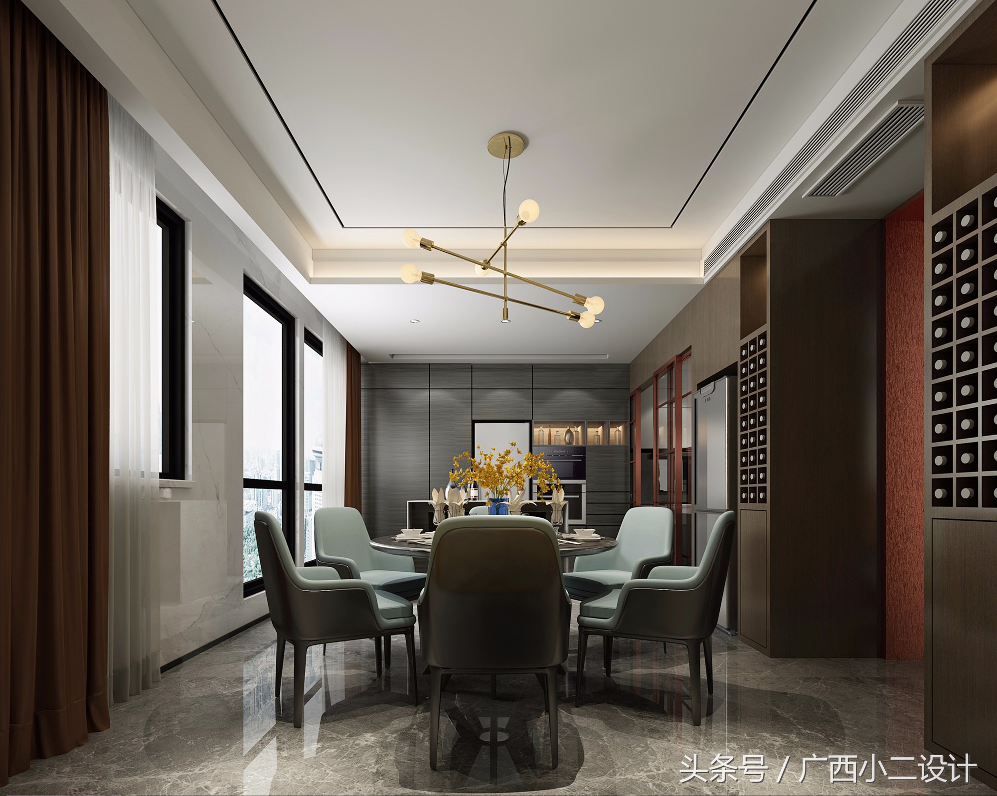 房间装修设计图1-3居室效果图,177平方米装修效果图