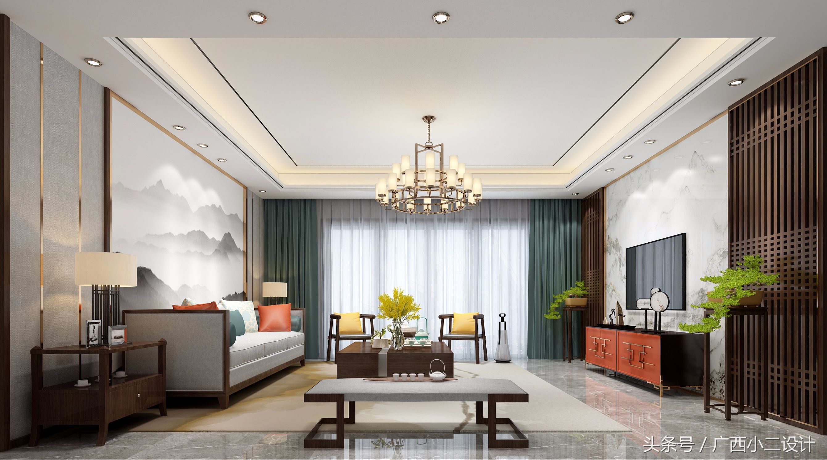 房间装修设计图1-3居室效果图,177平方米装修效果图