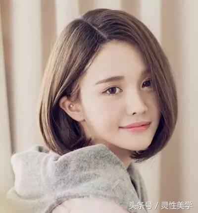 刘海教程自己剪圆脸方脸短发,圆脸方脸刘海女生适合的发型