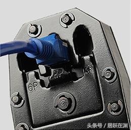 普通网线钳怎么压7类网线水晶头,超六类网线水晶头用普通网线钳