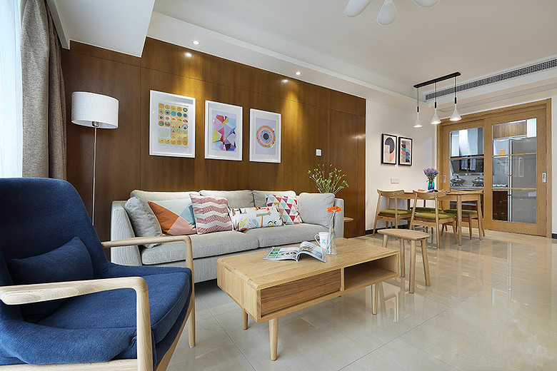 家装案例分享140现代简约风,装修原木风13万自己设计