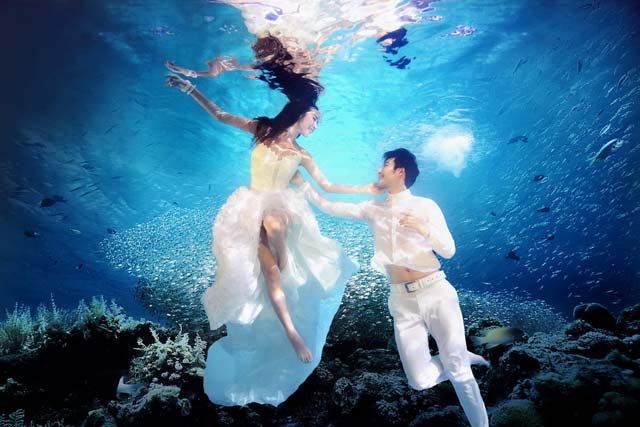 水下婚纱照知识大全，听小编一一道来~