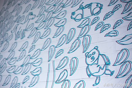 儿童画手绘墙图片大全,手绘墙花儿童画