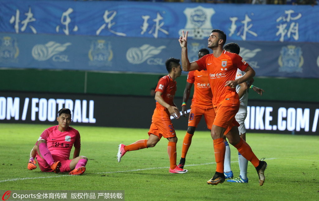 鲁能和富力比赛,鲁能战平富力