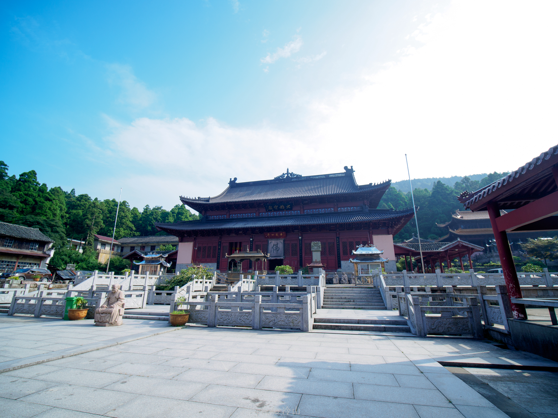 华顶千年杜鹃林,天台山石梁瀑布华顶杜鹃