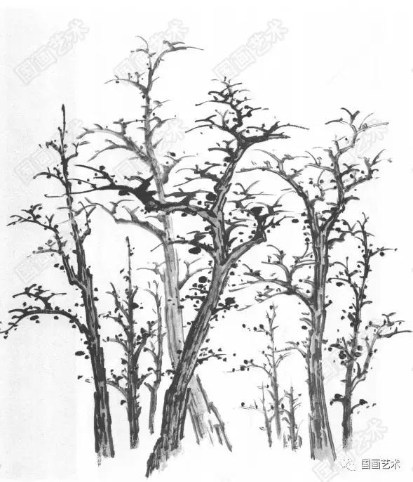 山水画教程零基础入门,水墨山水画技法入门教程