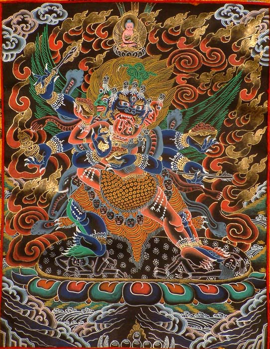 唐卡藏文化艺术品欣赏,精美的西藏唐卡艺术欣赏