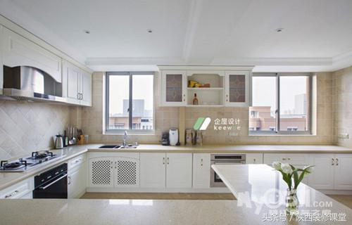 10万美式经典装修三室两厅,130平方房子美式轻奢装修20万